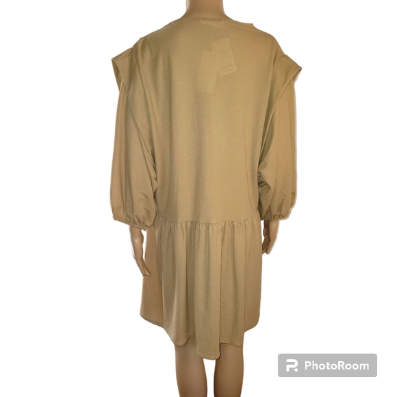 MANGO Boho Dress, S, Tan,Beige NWT - Picture 4 of 15